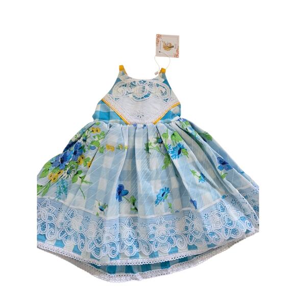 Forever Remi Blue Floral Dress - Picture 1 of 9